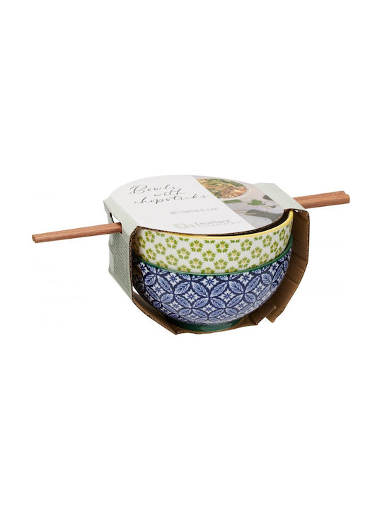 Excellent Houseware Μπωλ Σερβιρίσματος Στρογγυλό Κεραμικό με Διάμετρο 13εκ. 2τμχ