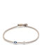 Armband Kreuz Auge – Essence Dunkel Beige