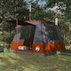 vidaXL Camping Toilet Tent Orange 4 Seasons 310...