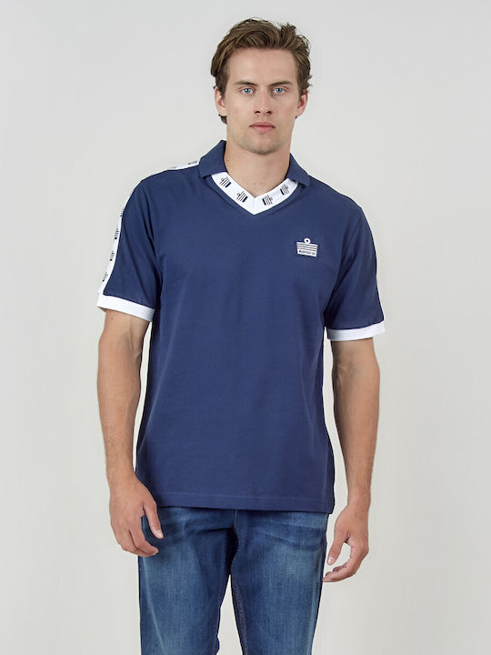Admiral Polo Athletic Short Sleeve Blouse Blue