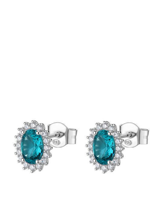 Brosway Earrings Made of Steel with Turquoise Stones