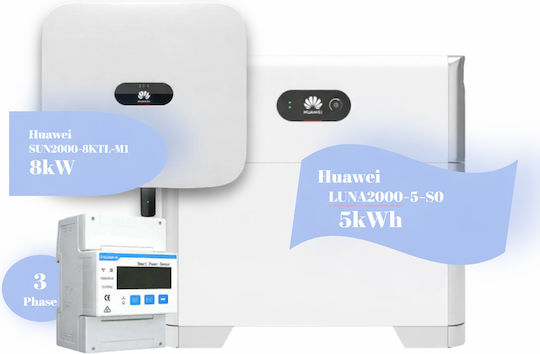 Huawei Net Metering Bundle Luna2000 Sun20008ktlm1 HUAWEI-8KTL-M1-LUNA5