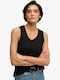 Women's Cotton Sleeveless Blouse Black