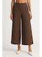 Women's Cotton Pantaloons in Regular Fit Brown SC-Q8119-26TR-Brown