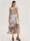 Sommer Midi Damenkleid