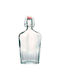 Bormioli Rocco Glas Wasserflasche mit Clip Transparent 500ml