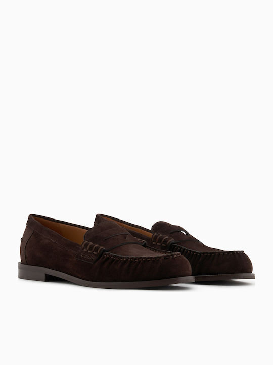 Emporio Armani Мъжки Мокасини Кафяви