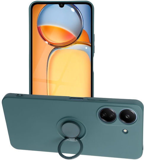 Forcell Заден Калъф Силикон Зелен (Xiaomi Poco C65)