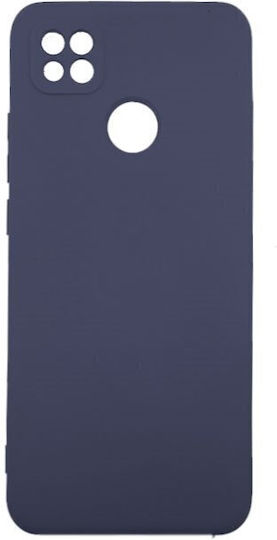 10a Poco Silikon Rückseite Hülle Navy Blau (Redmi 9C Nokia C31 Realme C31)