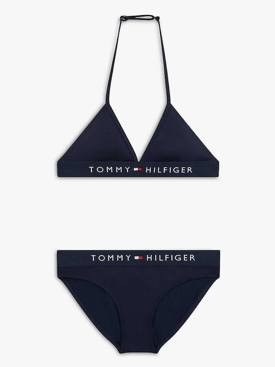 Tommy Hilfiger Παιδικό Μαγιό Μπικίνι Μπλε Σκούρο