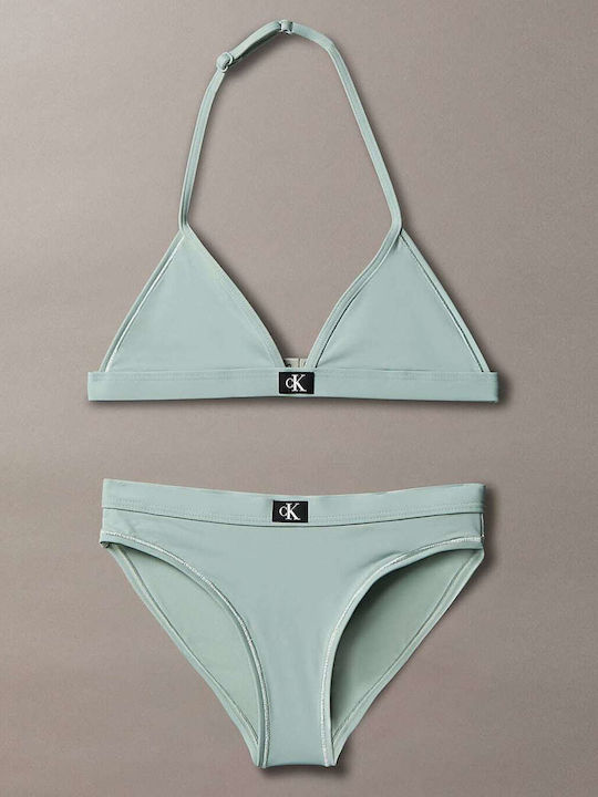 Calvin Klein Kinder Badebekleidung Bikini Grau