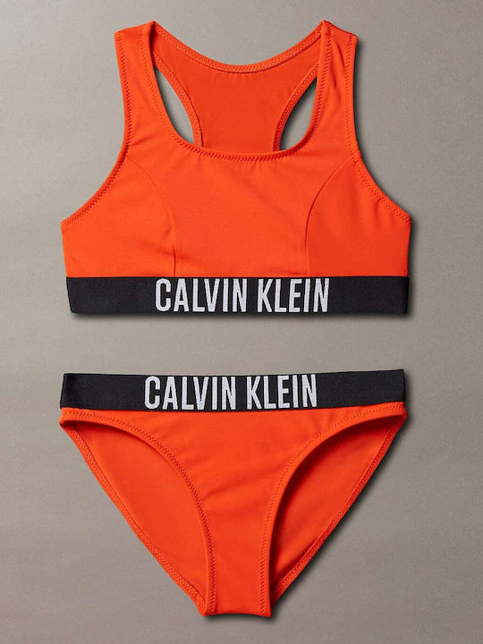 Calvin Klein Παιδικό Μαγιό Μπικίνι Κόκκινο