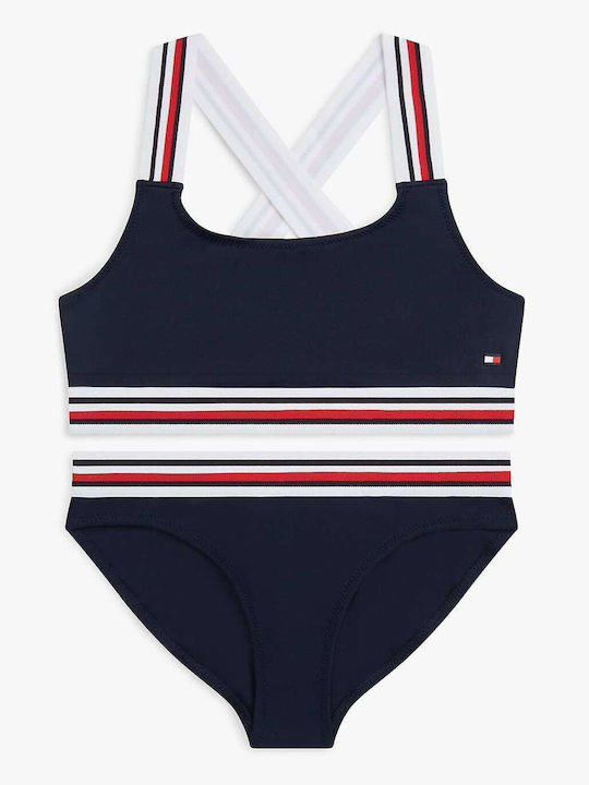 Tommy Hilfiger Παιδικό Μαγιό Ολόσωμο Μπλε Σκούρο