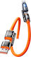 Hyperloq USB to Cable Πορτοκαλί 1.2m