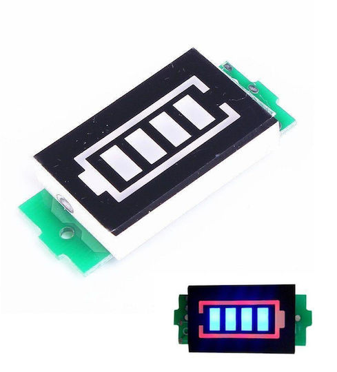 Lithium Batterie Kapazitätsanzeige Modul 3s 12.6v Blau