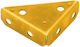 Domax Eckregal aus Metall in Goldfarbe 100x100mm
