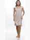 Galaxy Sommerliches Damen-Nachthemd Rosa