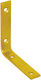 Domax Raft De Colț Din Metalic În Culoare Aurie 150x150mm