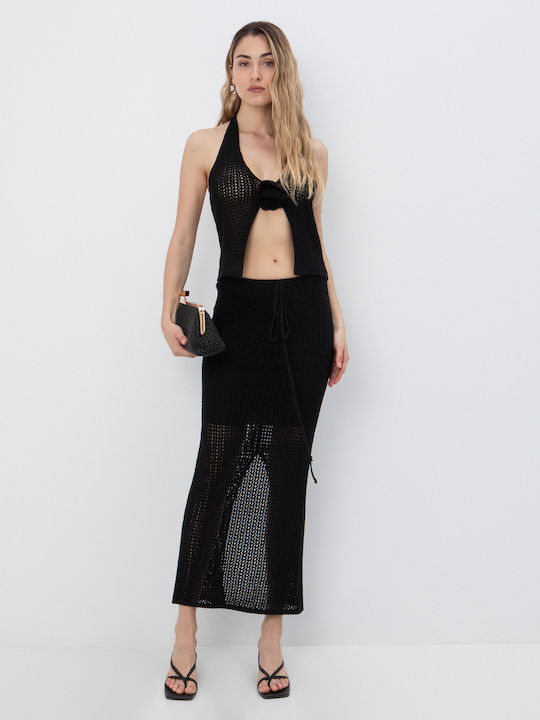 Toi&Moi Midi Skirt Black