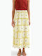 Maxi Skirt Floral Olive