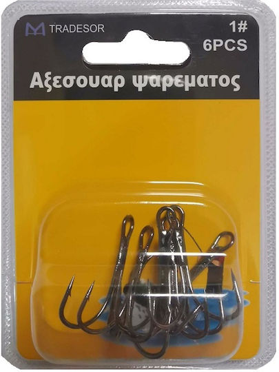 422719 Αγκιστρια Fishhook No.1 6pcs 830247