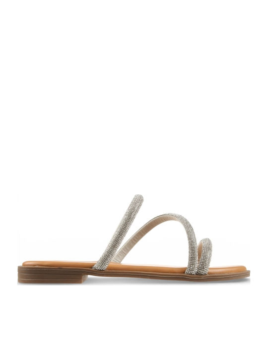 Women's Flat Sandals Silver