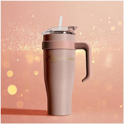Thermos Cup Stainless Steel / Plastic 1.2lt Pin...