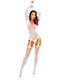 Passion Bs125 White Mesh Bodystocking