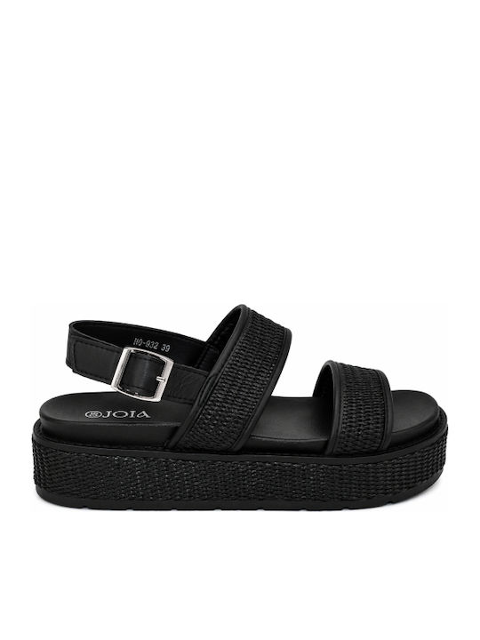 Summer Women's Black Platforms SJ-H8-932-26FL-Black