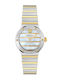 Versace Greca Logo Womens Watch 33mm Battery with Silver Metal Bracelet