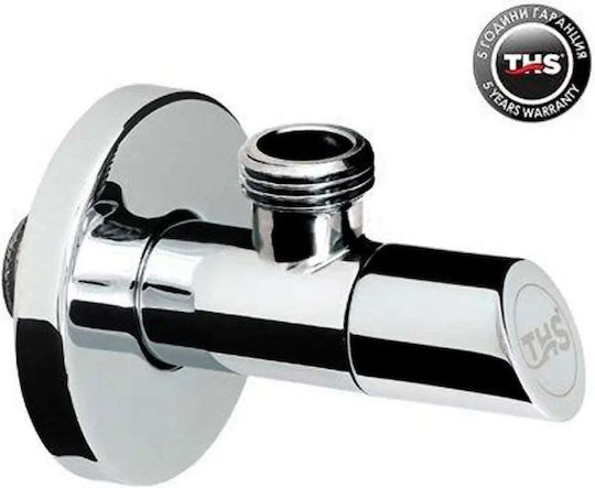 Shut-off Valve 1/2 X 1/2 Ths Thermostyle Sharp Silver