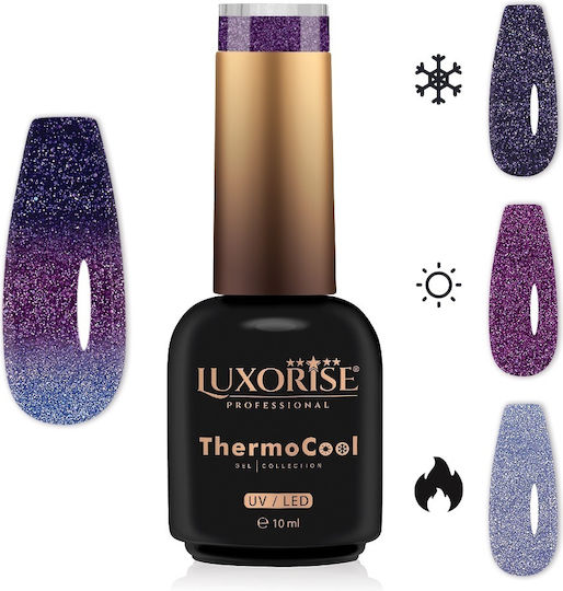 Luxorise Ojă Pentru Unghii Cu Gel Termocool Termică Semi-permanentă 3 Culori Struguri Înghețați 10ml
