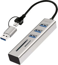 LogiLink USB Hub 3 Θυρών (USB-C) UA0445 LogiLink USB Hub 3 Θυρών (USB-C) UA0445
