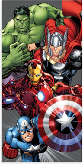 Kids' Beach Towel 100% Microfiber Avengers 70x140cm 88246-2