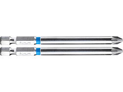 Biți Pentru Șurubelniță Phillips 2 Bucăți S2 4741322 Pz 2x90mm S2