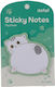 Notizblöcke Aufkleber Notizblöcke I-total 73x73mm 20 Stück Cat Xl3102b