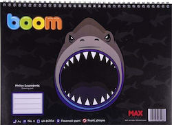 Boom Zeichenblöcke Nr2 A4 40Stücke Shark