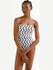 One Piece Swimsuit with Removable Padding Black