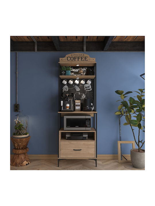 Στήλη Κουζίνας Walnut 90x44.7x21.2εκ.