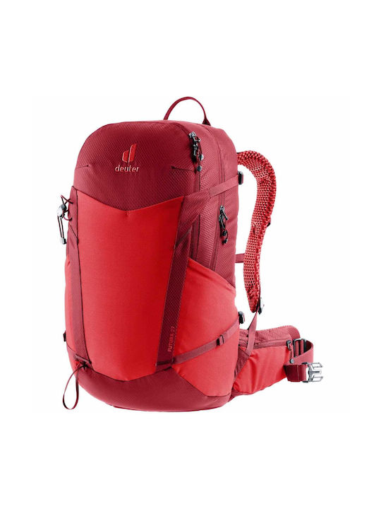 Deuter Futura Rucsac De Alpinism 27lt Capac Impermeabil Roșu De Drumeție