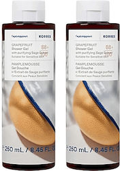 Korres Grapefruit 2x250ml Korres Grapefruit 2x250ml