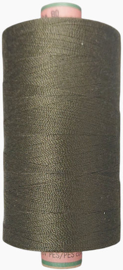 Polyester Fäden Nähen Hochfest Khaki Dicke 80 Bündel 1000m Amann Group Saba 1159