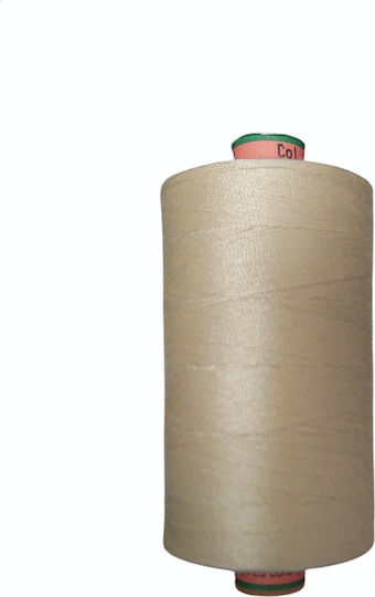 Polyester Sewing Thread High Strength Ecru Thickness 80 Skein 1000m Amann Group Saba 1159