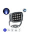 GloboStar Floodxena Spot Bodenleuchte LED 12W mit Blauer Farbe IP65 Blau