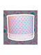 Oxygen Pink Pendant Ceiling Light with E27 Socket 35x25cm