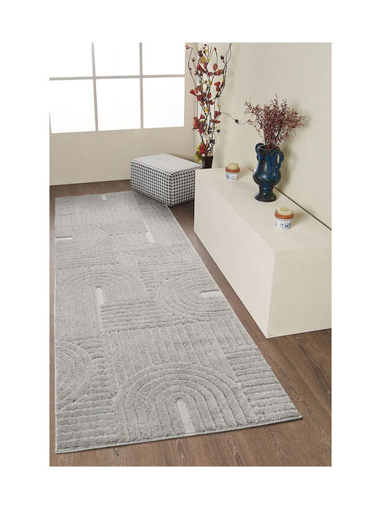 Conceptum Hypnose Килим Пътека Сив 80x250см