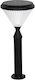 GloboStar Veggie Ηλιακό Φωτιστικό Δαπέδου Κολωνάκι 10W 500lm Ψυχρό Λευκό 6000K με Φωτοκύτταρο IP65 26x26x60εκ.