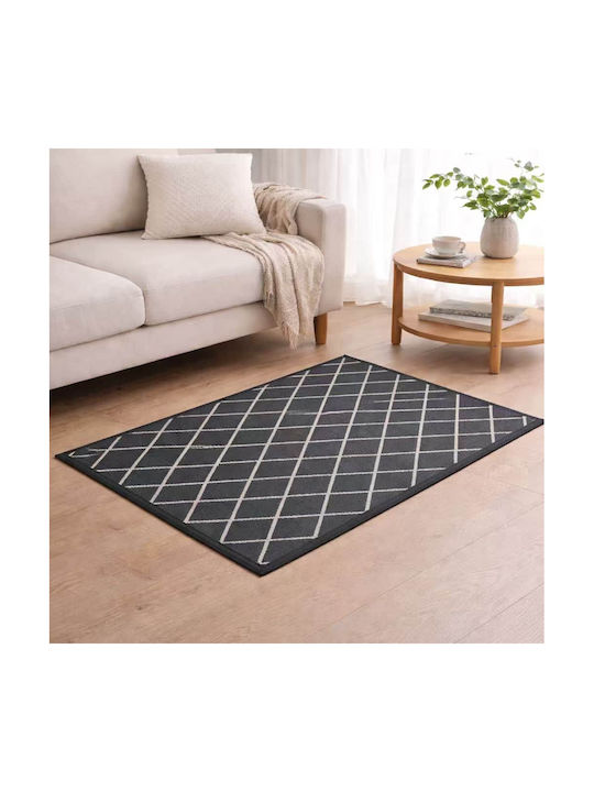 Lucktora Χαλί Ορθογώνιο Γκρί Σκούρο 50x120cm