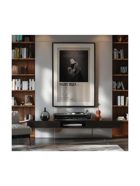 Music Poster Yours Truly Ariana Grande Ms739 21cm X 30cm Λευκό Κάδρο Pvc
