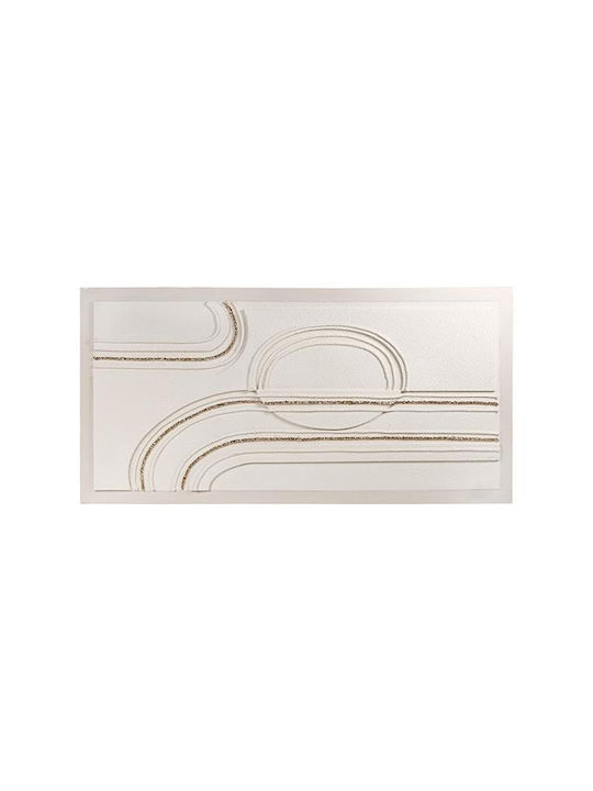 Estheti 812-20047 Gemälde 3D Beige-Gold 140x3x70cm